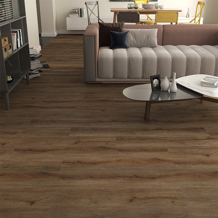 8mm Brown Tile Deco SPC Floor thumbnail 3