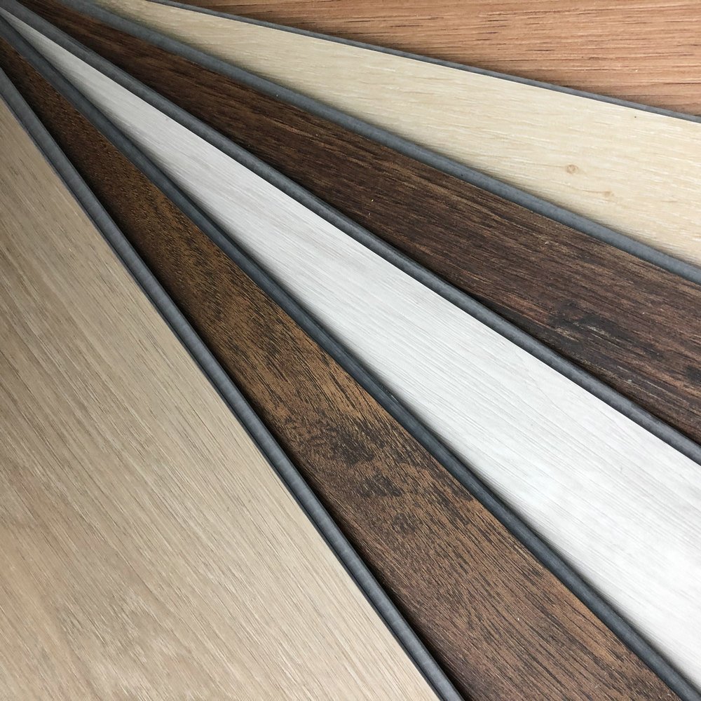 Anti-scratch High Gloss Grey Supermarkets SPC Floor thumbnail 3