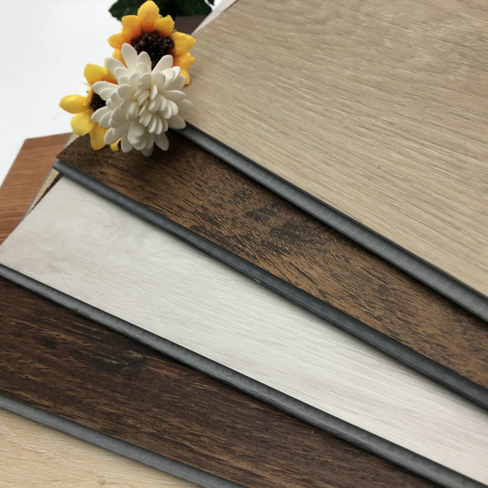 Grey Flat Hardwood Engineering SPC Floor thumbnail 2