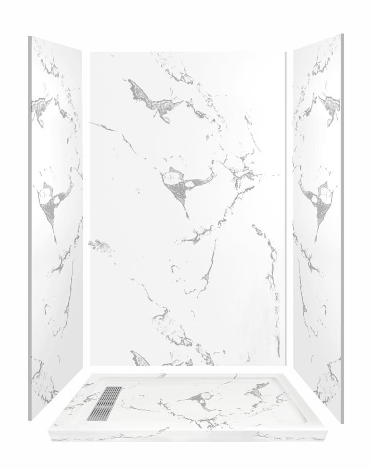 SPC Bathroom Wall Kit with Seamless Vein Pattern, Heavy Duty & Low Maintenance thumbnail 10