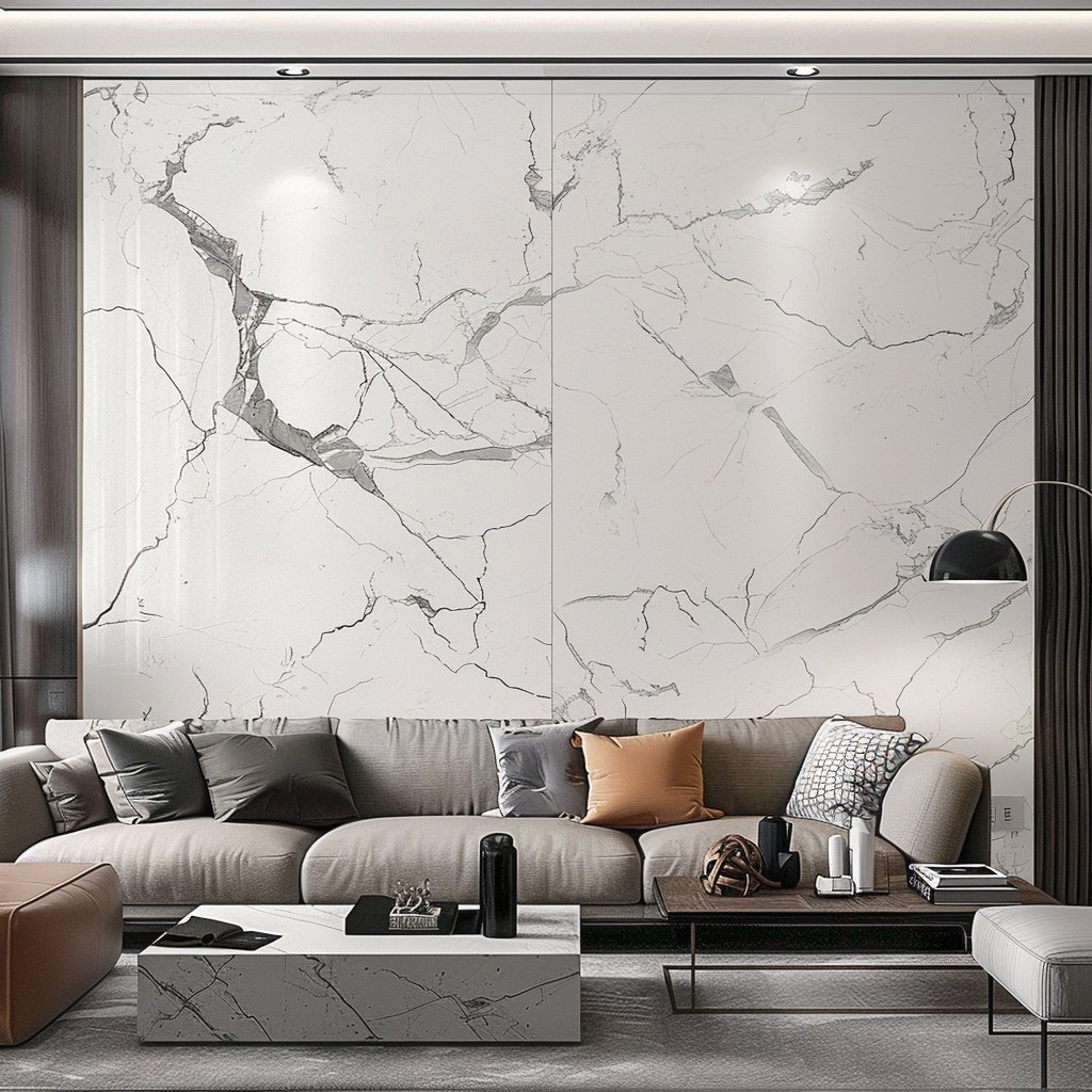 UV Coated PVC Wall Panels - Waterproof & Fireproof Interior Wall Cladding CECertified thumbnail 2