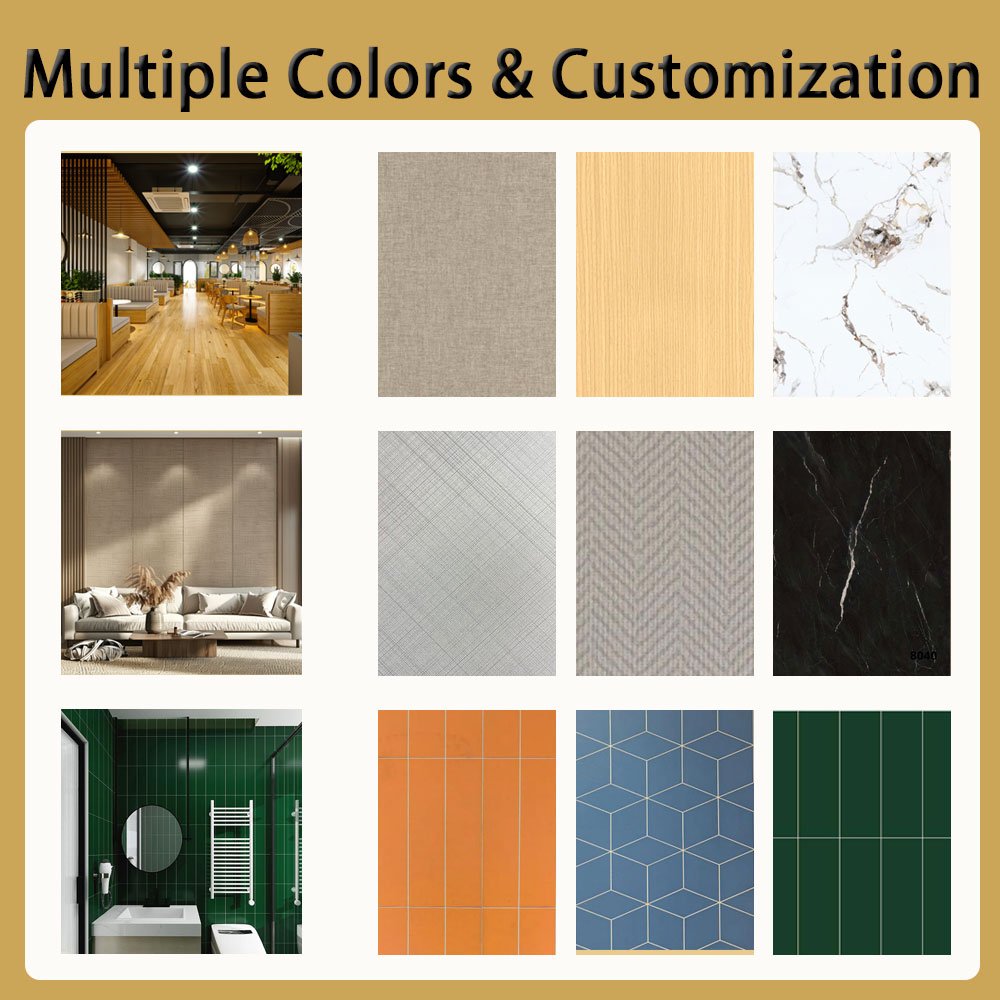 Waterproof SPC Wall Panel Interior Decorative Wall Cladding for Bathroom Kitchen thumbnail 5