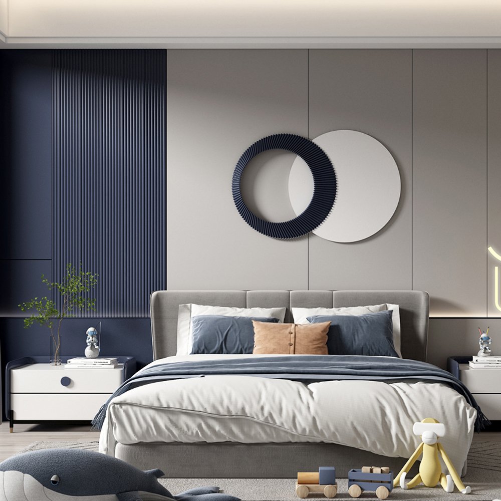Living Room High Glossy Plastic WPC Wall Panel thumbnail 5