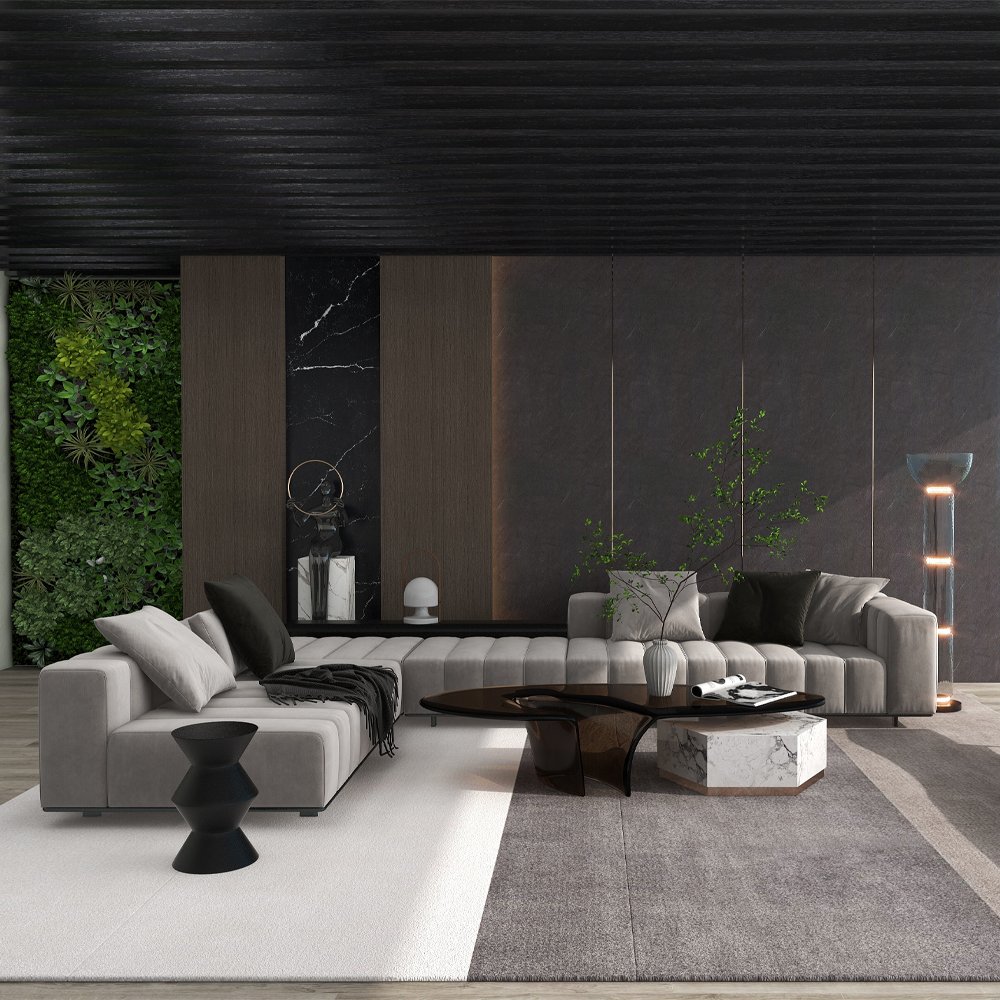 Restaurant Bamboo 3D WPC Wall Panel thumbnail 2
