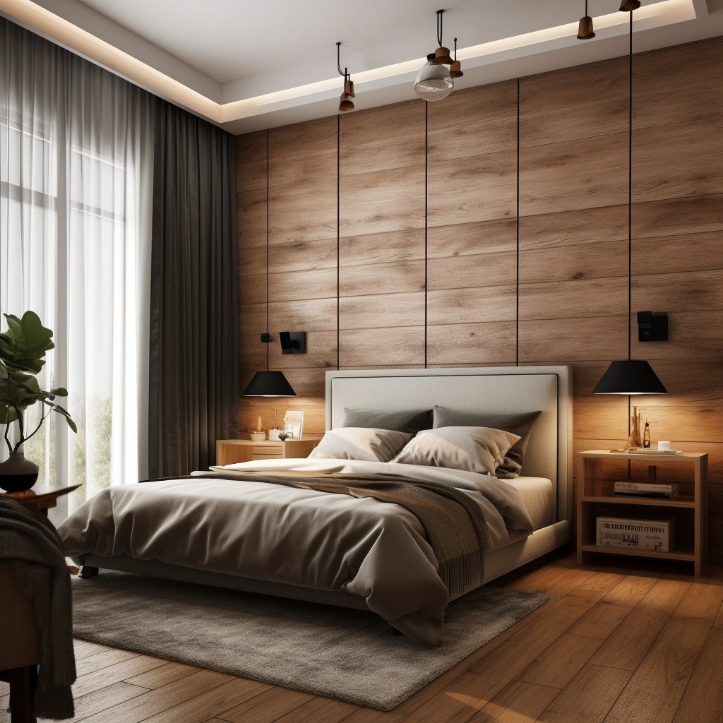 WPC 200x60cm Wall Panel Material Interior Tiles Ceiling thumbnail 2